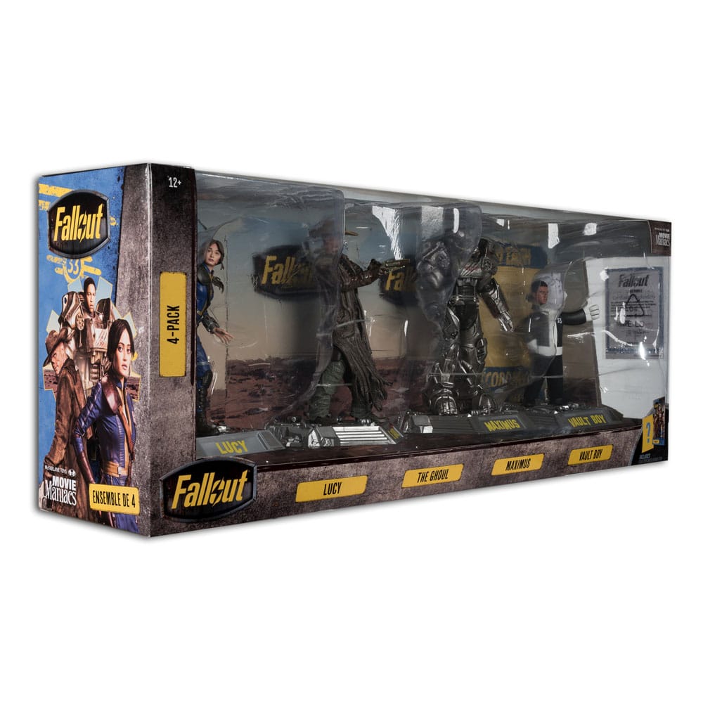 Movie Maniacs: Fallout - Lucy, Maximus, The Ghoul & Vault Boy 15cm (4er-Pack) McFarlane 2024 Limited Edition