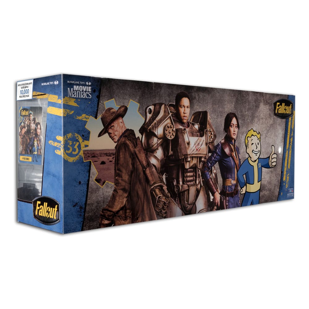 Movie Maniacs: Fallout - Lucy, Maximus, The Ghoul & Vault Boy 15cm (4er-Pack) McFarlane 2024 Limited Edition