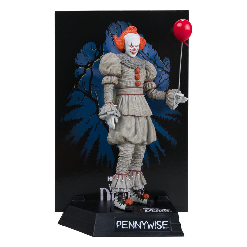 Pre-Order: Movie Maniacs: It - Welcome to Derry - Pennywise PVC Statue (Gold Label) 16cm McFarlane 2025