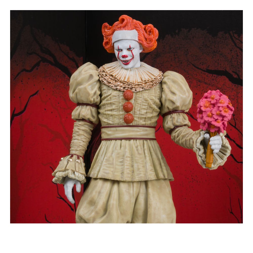 Pre-Order: Movie Maniacs: It - Welcome to Derry - Pennywise (Flashback) PVC Statue (Gold Label) 16cm McFarlane 2025