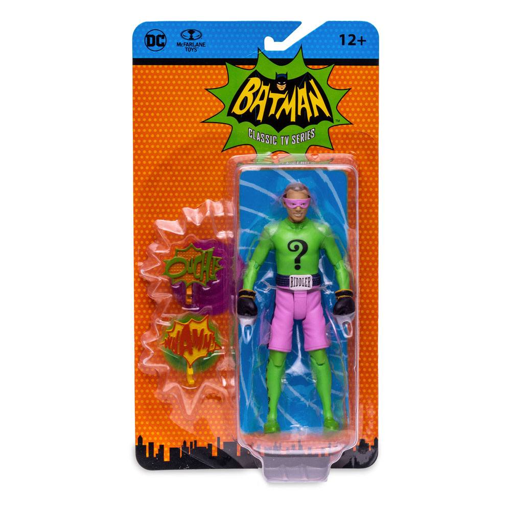DC Retro Batman 66 - The Riddler in Boxing Gloves Actionfigur 15cm McFarlane Toys 2022