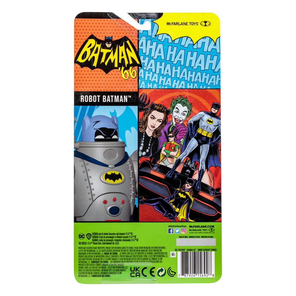 DC Retro Batman 66 - Robot Batman (Comic) Actionfigur 15cm McFarlane Toys 2023
