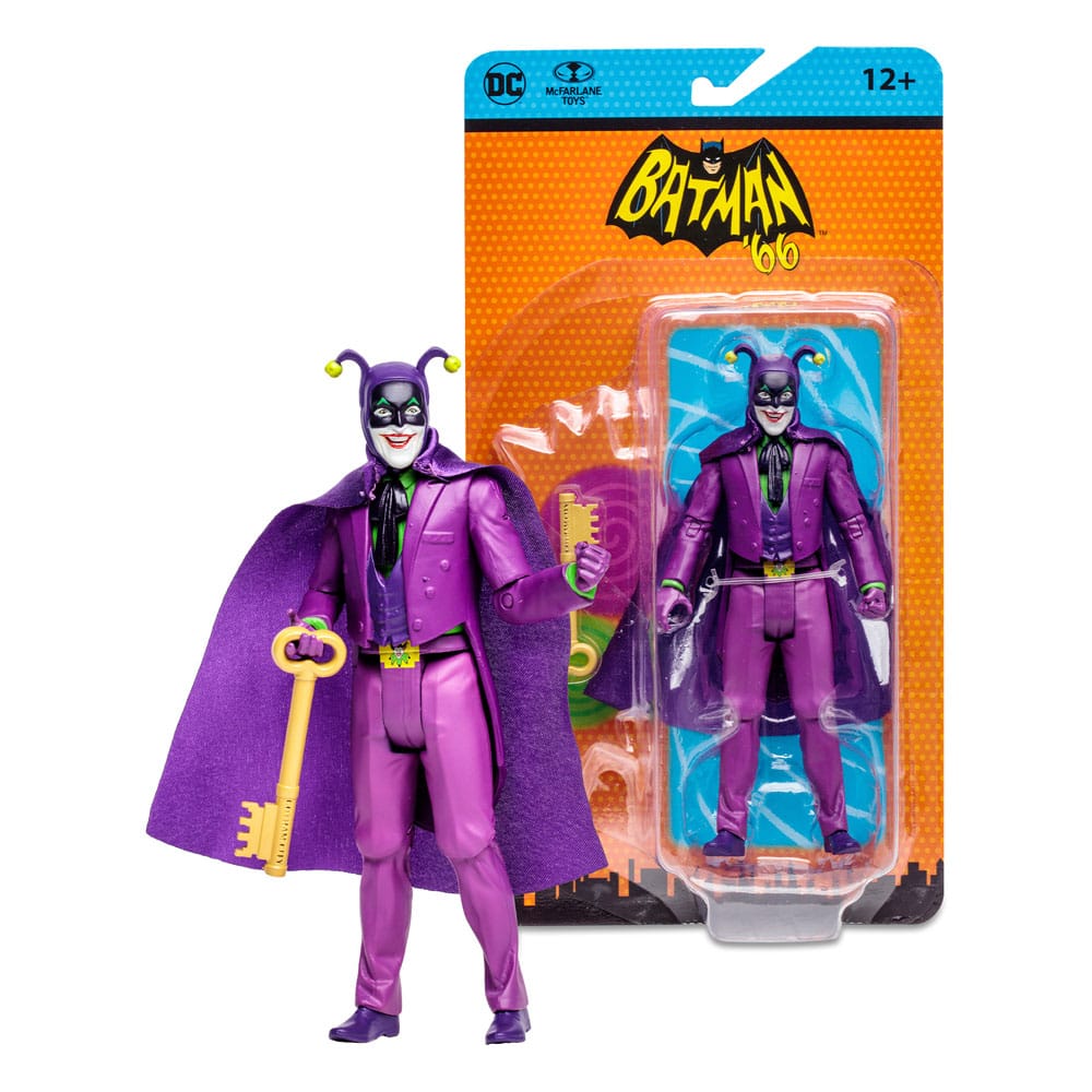 DC Retro Batman 66 - The Joker (Comic) Actionfigur 15cm McFarlane Toys 2023