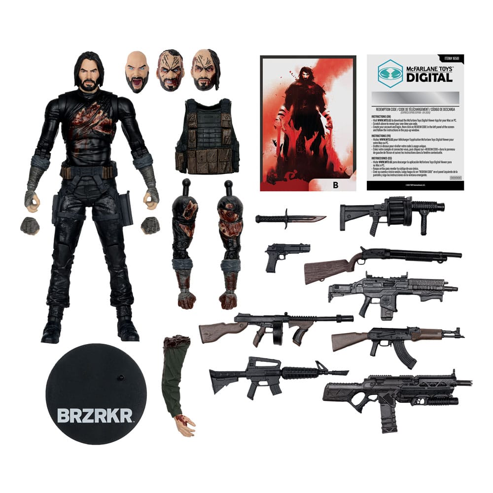 Pre-Order: DC Direct: BRZRKR - B Deluxe Actionfigur 18cm McFarlane Toys Digital 2025