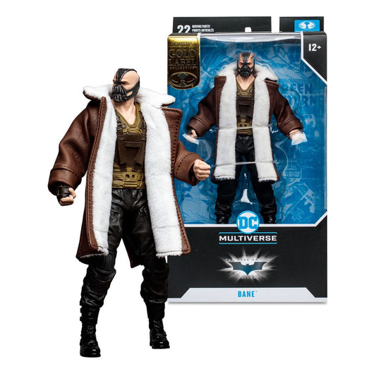 DC Multiverse: Batman The Dark Knight Rises - Bane (Trench Coat Variant) Gold Label 18cm Actionfigur McFarlane Toys 2023 SDCC Exclusive