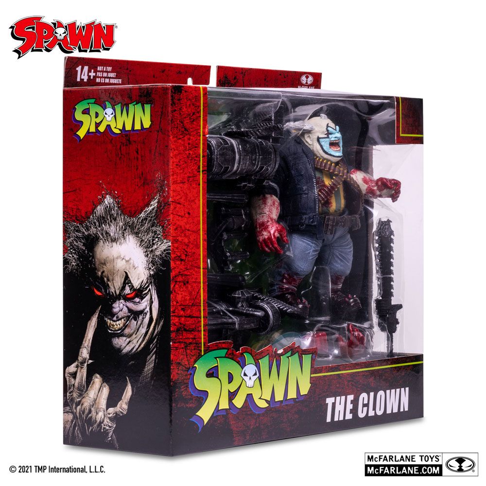 Spawn: The Clown (Bloody) Deluxe Set Actionfigur 18cm McFarlane Toys 2021
