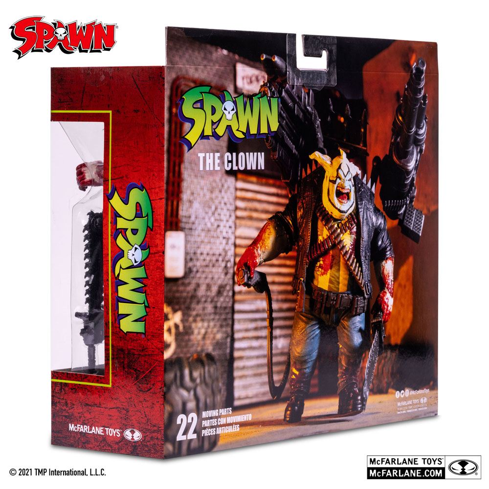 Spawn: The Clown (Bloody) Deluxe Set Actionfigur 18cm McFarlane Toys 2021