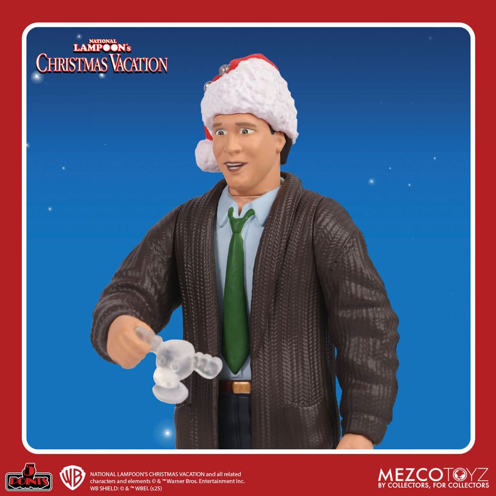 Pre-Order: National Lampoon - Christmas Vacation (Schöne Bescherung) Actionfiguren 10cm Mezco Toys 2025