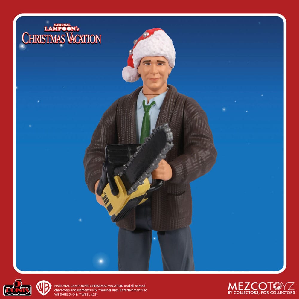Pre-Order: National Lampoon - Christmas Vacation (Schöne Bescherung) Actionfiguren 10cm Mezco Toys 2025