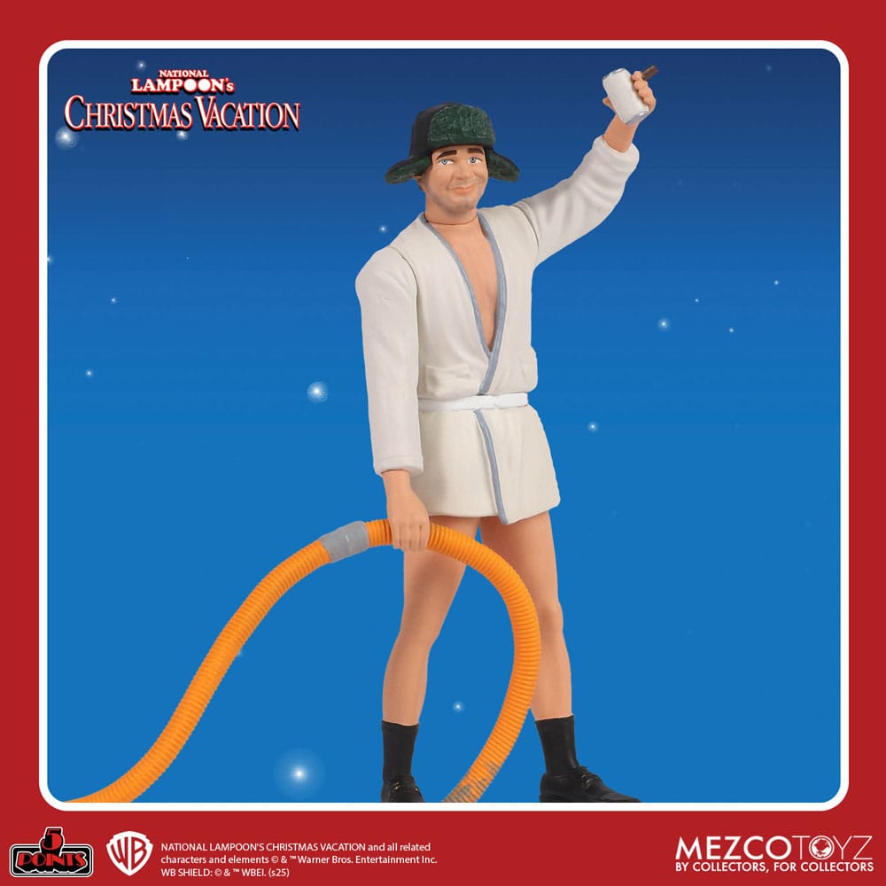 Pre-Order: National Lampoon - Christmas Vacation (Schöne Bescherung) Actionfiguren 10cm Mezco Toys 2025
