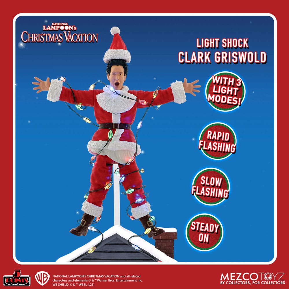Pre-Order: National Lampoon - Christmas Vacation (Schöne Bescherung) Actionfiguren 10cm Mezco Toys 2025