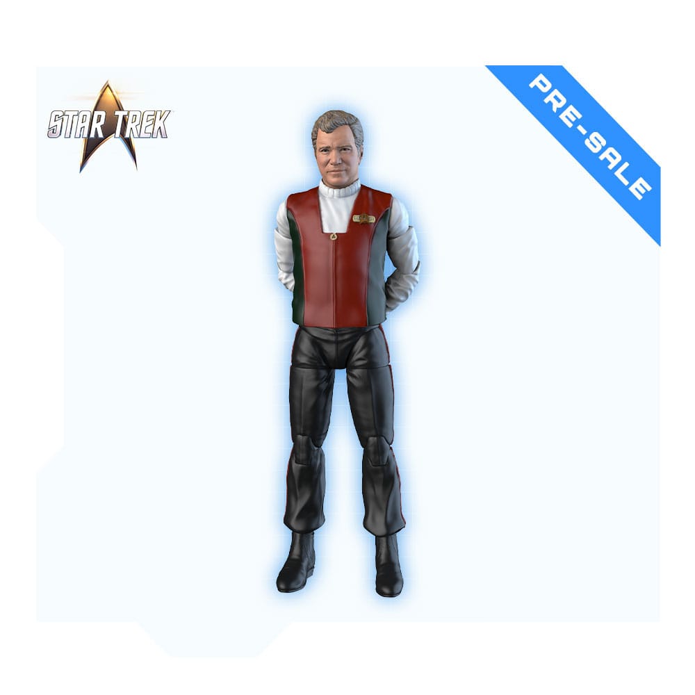 Star Trek: Treffen der Generationen - Captain James T. Kirk 16cm Actionfigur (Wave 2) Nacelle 2026