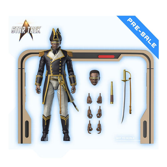 Star Trek: Treffen der Generationen - Geordi La Forge (Sailor Uniform) 16cm Actionfigur (Wave 2) Nacelle 2026