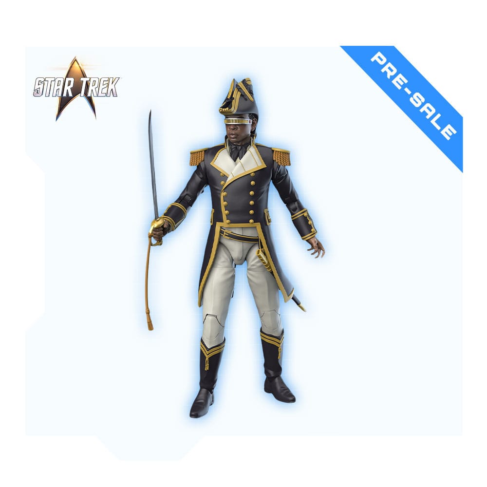 Star Trek: Treffen der Generationen - Geordi La Forge (Sailor Uniform) 16cm Actionfigur (Wave 2) Nacelle 2026