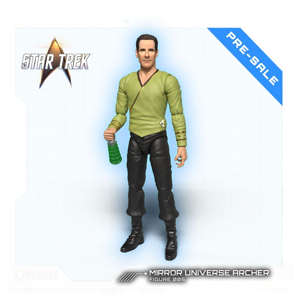 Star Trek: Enterprise - Mirror Universe Archer 16cm Actionfigur (Wave 1) Nacelle 2026