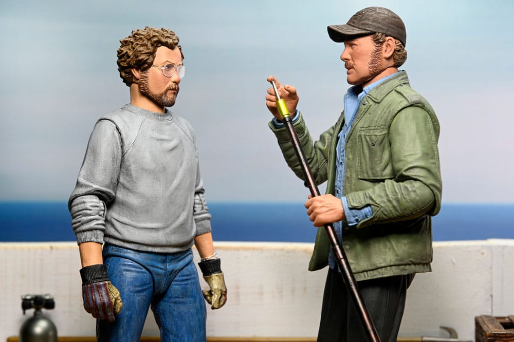 Pre-Order: Jaws: Der weiße Hai – Ultimate Matt Hooper (Amity Arrival) 50th Anniversary Actionfigur 18cm NECA 2025