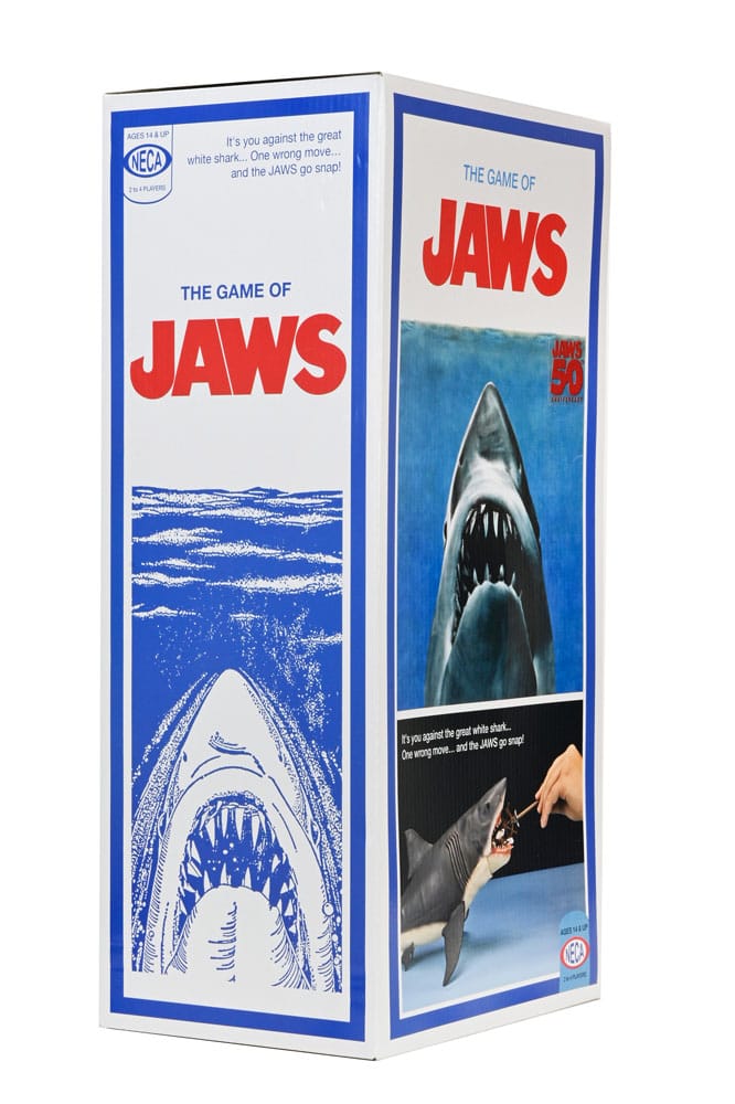 Pre-Order: Jaws: Der weiße Hai – The Game of Jaws (50th Anniversary Edition) Actionfigur 38cm NECA 2025