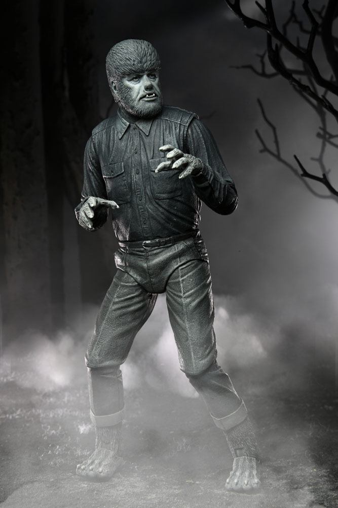 Universal Monsters - Ultimate The Wolf Man (Black & White) Actionfigur 18cm NECA 2022