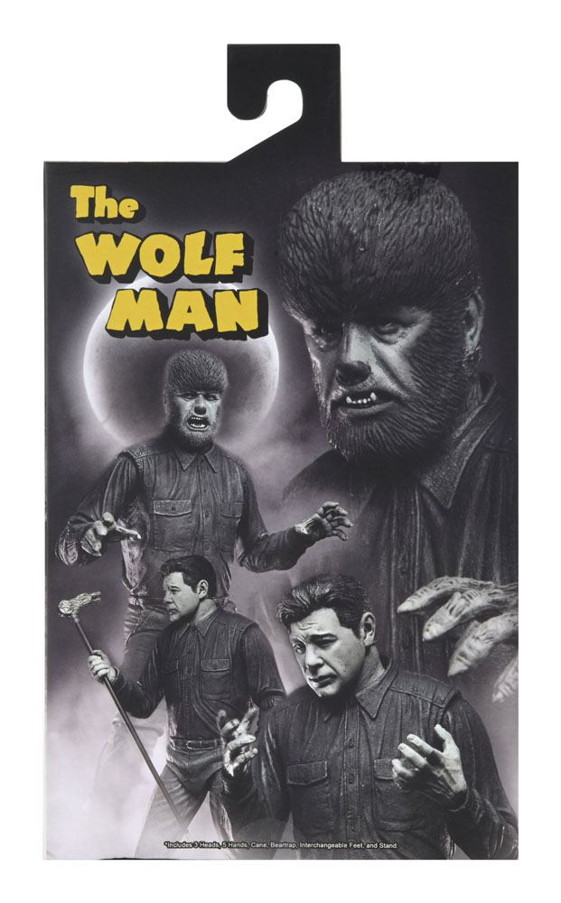 Universal Monsters - Ultimate The Wolf Man (Black & White) Actionfigur 18cm NECA 2022