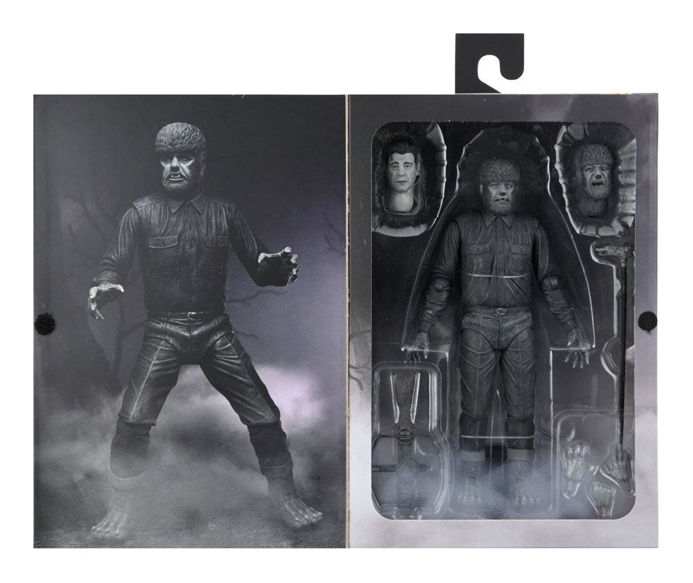 Universal Monsters - Ultimate The Wolf Man (Black & White) Actionfigur 18cm NECA 2022