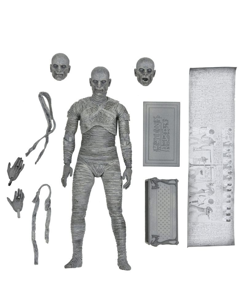 Universal Monsters - Ultimate The Mummy (Black & White) Actionfigur 18cm NECA 2022