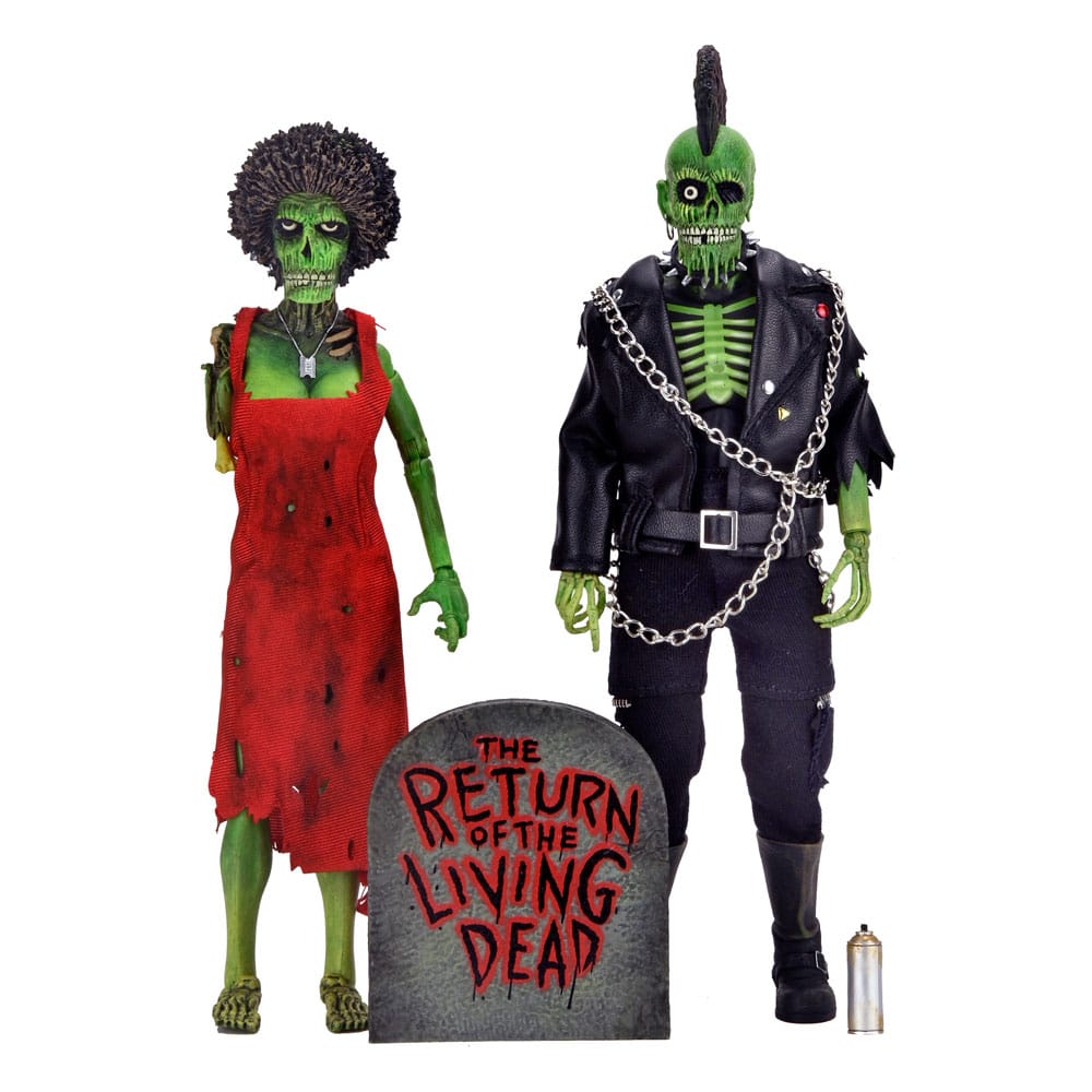 Pre-Order: The Return of the Living Dead - Trash & Suicide Clothed 2-Pack Actionfiguren 20cm NECA 2024