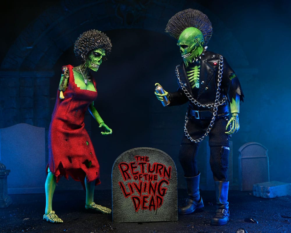 Pre-Order: The Return of the Living Dead - Trash & Suicide Clothed 2-Pack Actionfiguren 20cm NECA 2024