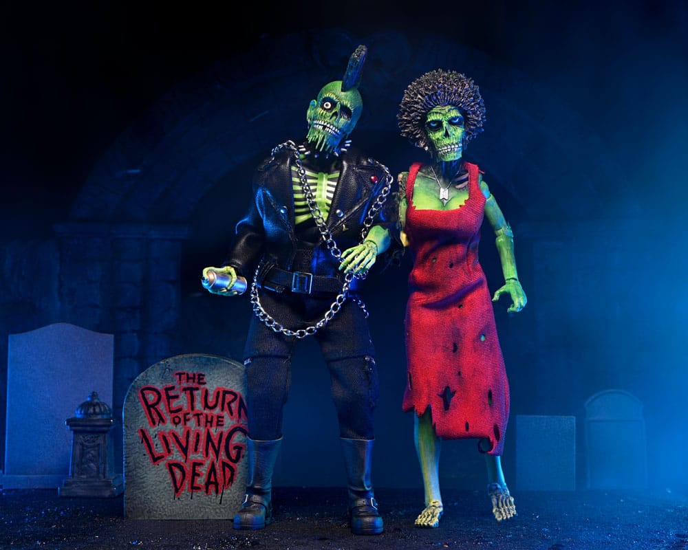 Pre-Order: The Return of the Living Dead - Trash & Suicide Clothed 2-Pack Actionfiguren 20cm NECA 2024