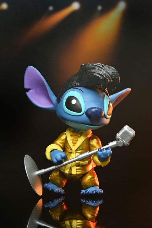 Pre-Order: Lilo & Stitch - Ultimate Stitch (Gold Suit Elvis) Actionfigur 18cm NECA 2025
