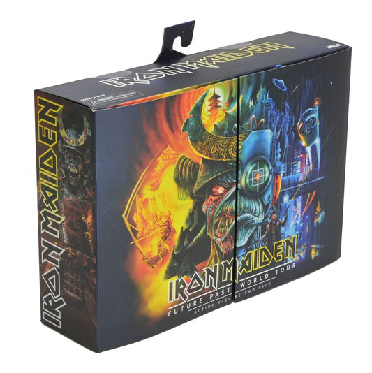 Iron Maiden: Future Past World Tour - Ultimate Senjutsu Eddie & Somewhere in Time Eddie (2er-Pack) 18cm Actionfiguren NECA 2025 **Re-Run