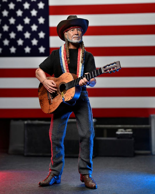 Country-Legend Willie Nelson Clothed Actionfigur 20cm NECA 2023