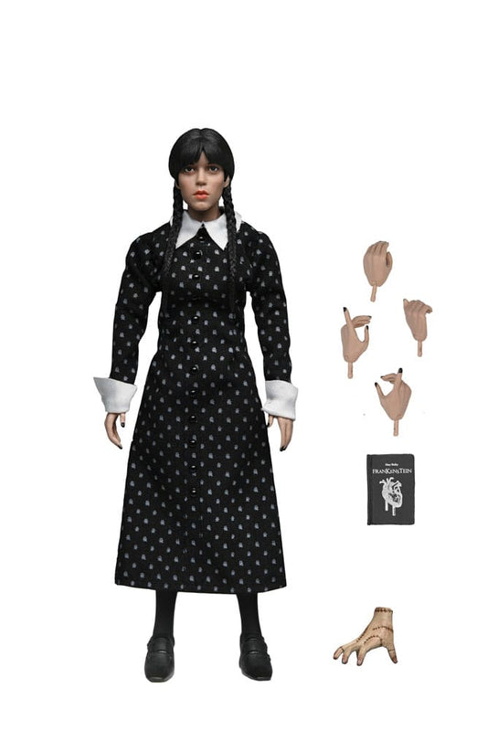 Pre-Order: Wednesday - Wednesday Addams (Classic Dress) Clothed Actionfigur 20cm NECA 2025