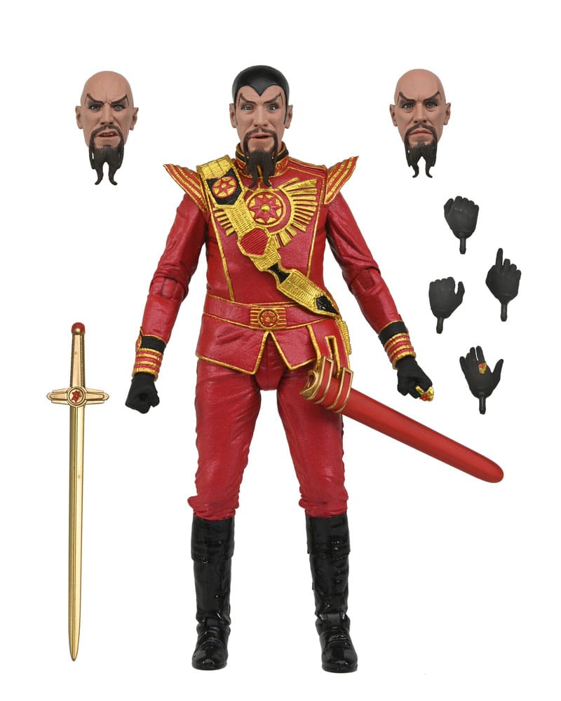 Flash Gordon (1980 Movie) - Ultimate Ming (Red Military Outfit) Actionfigur 18cm NECA 2024