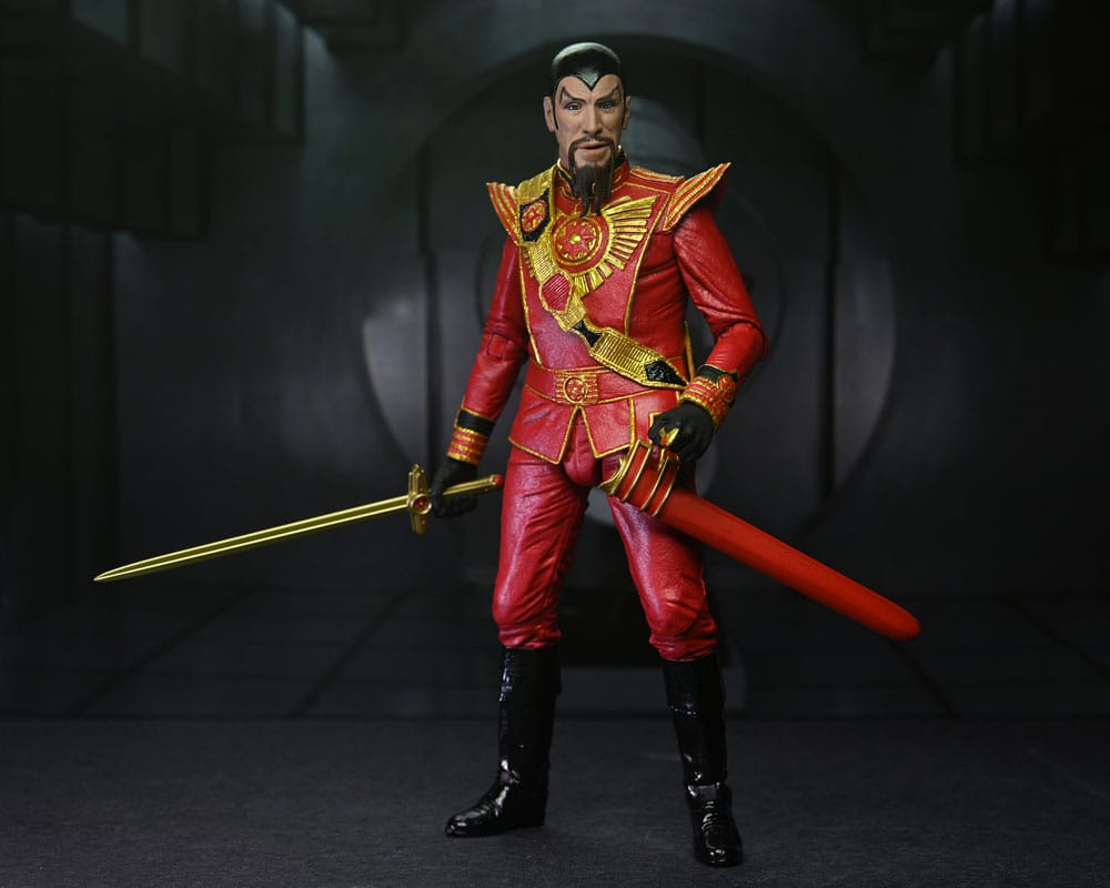 Flash Gordon (1980 Movie) - Ultimate Ming (Red Military Outfit) Actionfigur 18cm NECA 2024