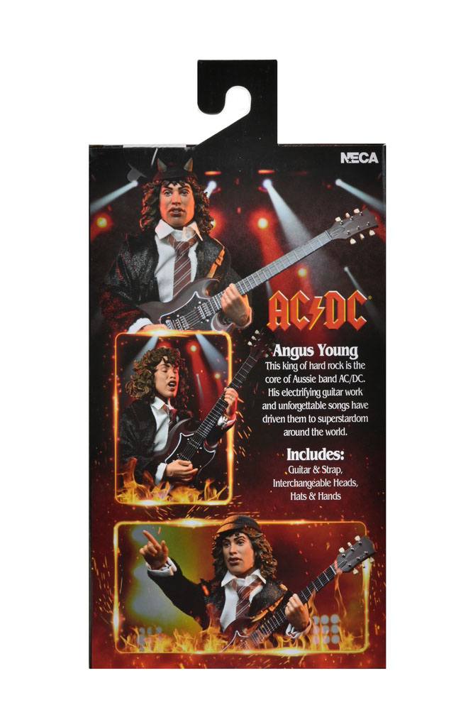 AC/DC - Angus Young Clothed Actionfigur 20cm (Highway to Hell) NECA 2023