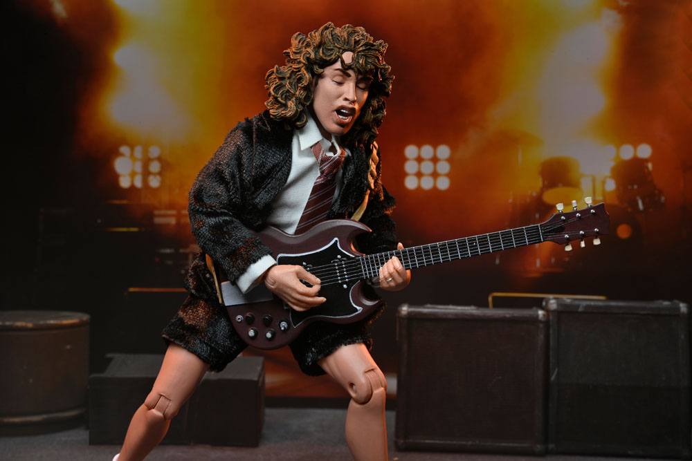 AC/DC - Angus Young Clothed Actionfigur 20cm (Highway to Hell) NECA 2023