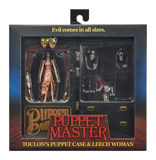 Puppet Master - Toulon's Puppet Case & Leech Woman (2 Pack) Actionfiguren 11cm NECA 2024
