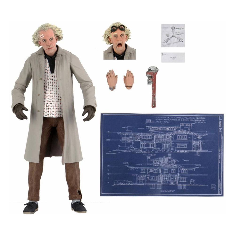 Zurück in die Zukunft - Ultimate Doc Brown (1985) Actionfigur 18cm NECA 2020