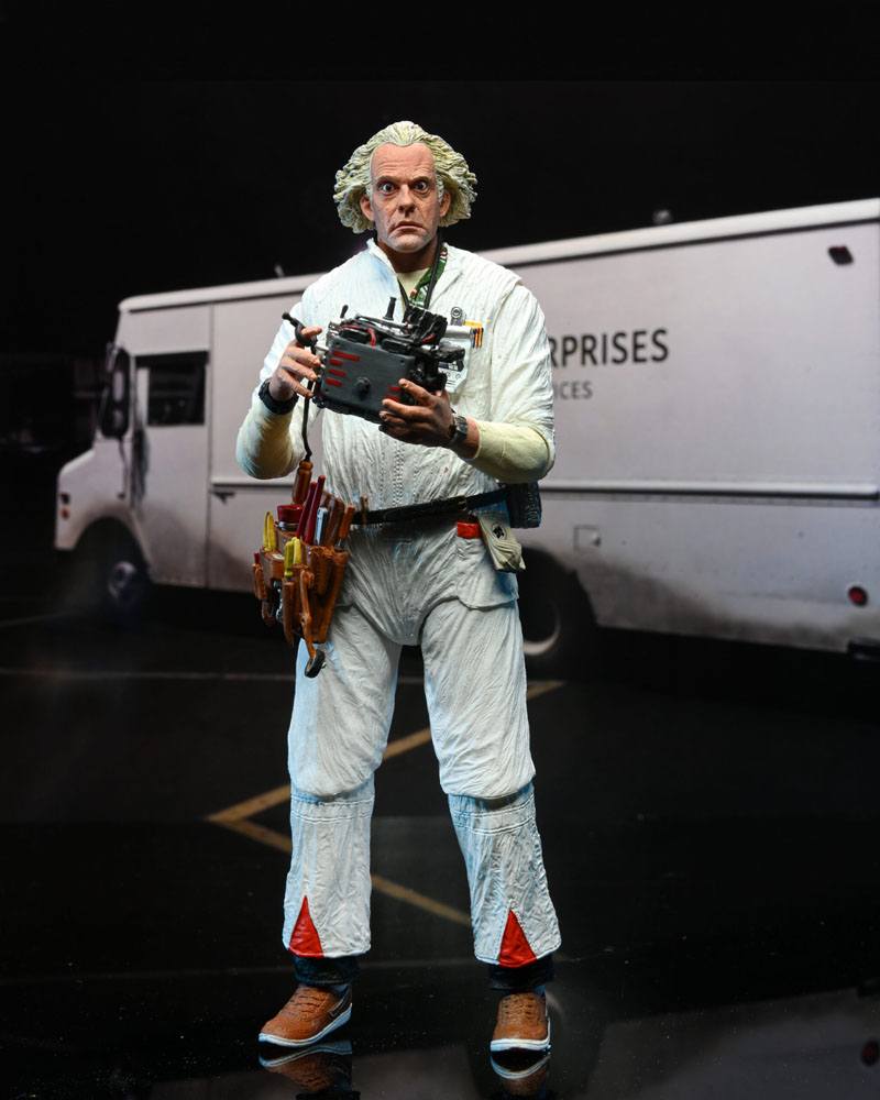 Zurück in die Zukunft - Ultimate Doc Brown (1985 - Hazmat Suit) Actionfigur 18cm NECA 2022