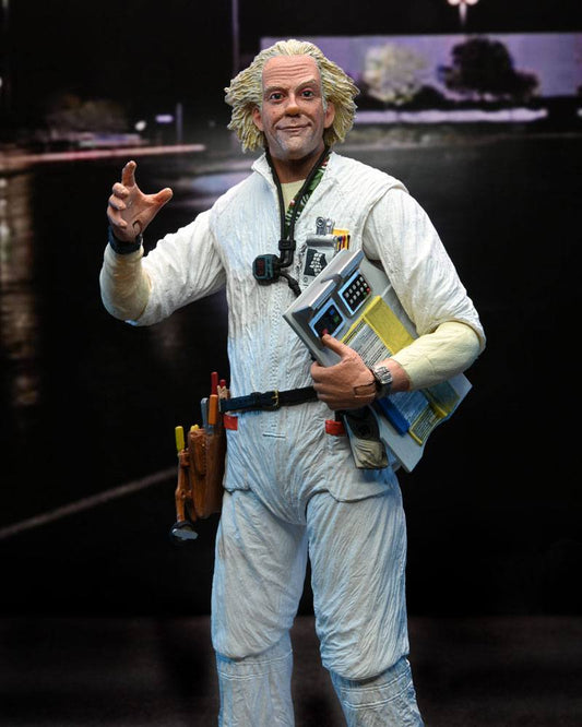 Zurück in die Zukunft - Ultimate Doc Brown (1985 - Hazmat Suit) Actionfigur 18cm NECA 2022