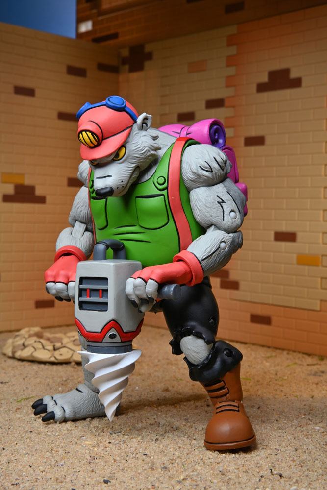Teenage Mutant Ninja Turtles (1987 Cartoon Series) - Dirtbag & Groundchuck (2 Pack) Actionfiguren 18cm NECA 2021