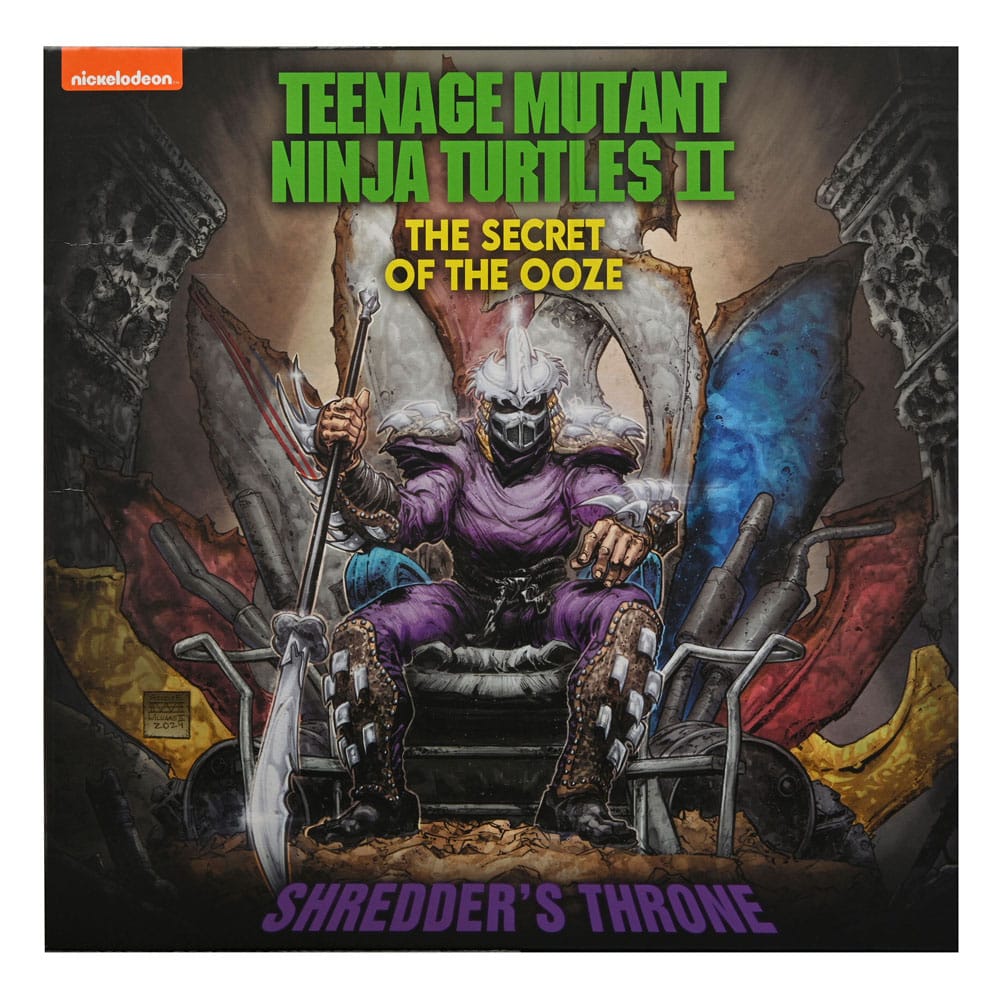 Pre-Order: Teenage Mutant Ninja Turtles 2: Secret of the Ooze - Shredder Throne Diorama 27cm NECA 2024