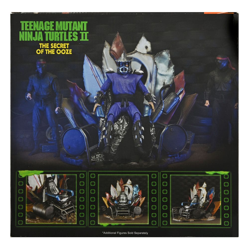 Pre-Order: Teenage Mutant Ninja Turtles 2: Secret of the Ooze - Shredder Throne Diorama 27cm NECA 2024
