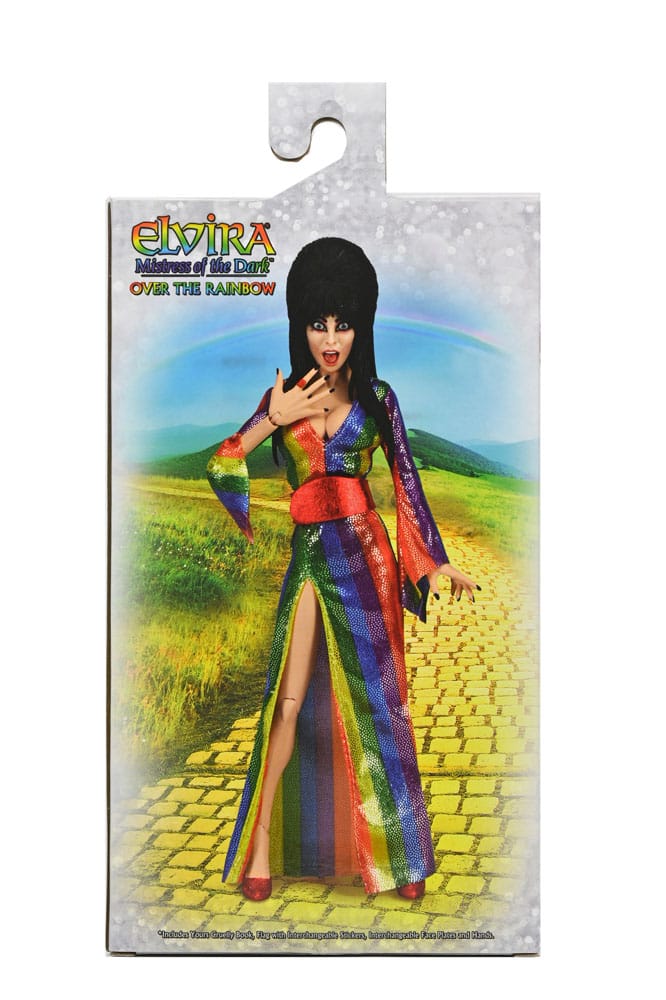 Elvira - Mistress of the Dark (Over the Rainbow) Clothed Actionfigur 20cm NECA 2025
