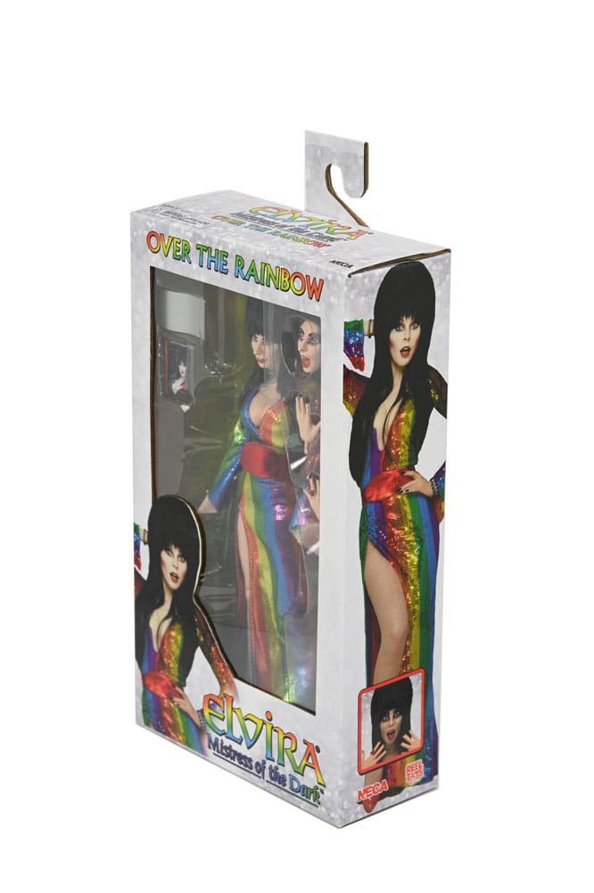 Elvira - Mistress of the Dark (Over the Rainbow) Clothed Actionfigur 20cm NECA 2025