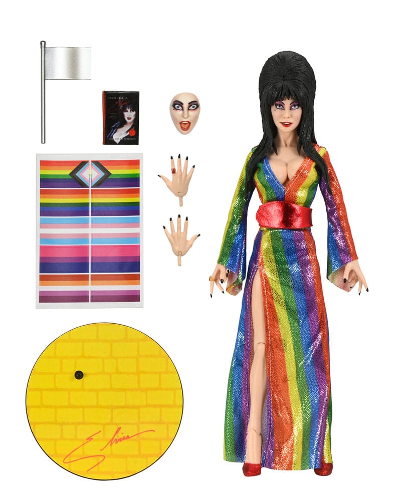 Elvira - Mistress of the Dark (Over the Rainbow) Clothed Actionfigur 20cm NECA 2025