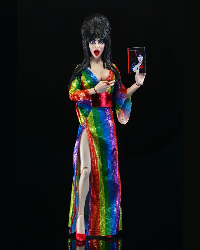 Elvira - Mistress of the Dark (Over the Rainbow) Clothed Actionfigur 20cm NECA 2025