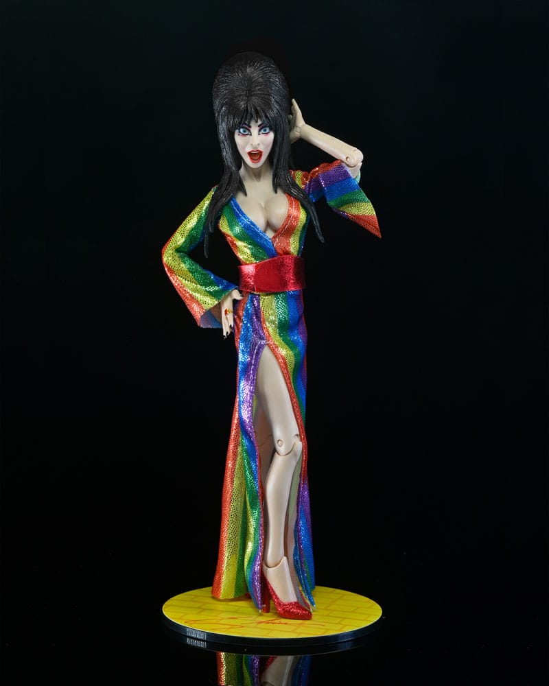 Elvira - Mistress of the Dark (Over the Rainbow) Clothed Actionfigur 20cm NECA 2025