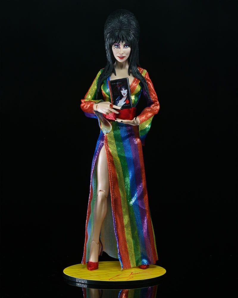 Elvira - Mistress of the Dark (Over the Rainbow) Clothed Actionfigur 20cm NECA 2025