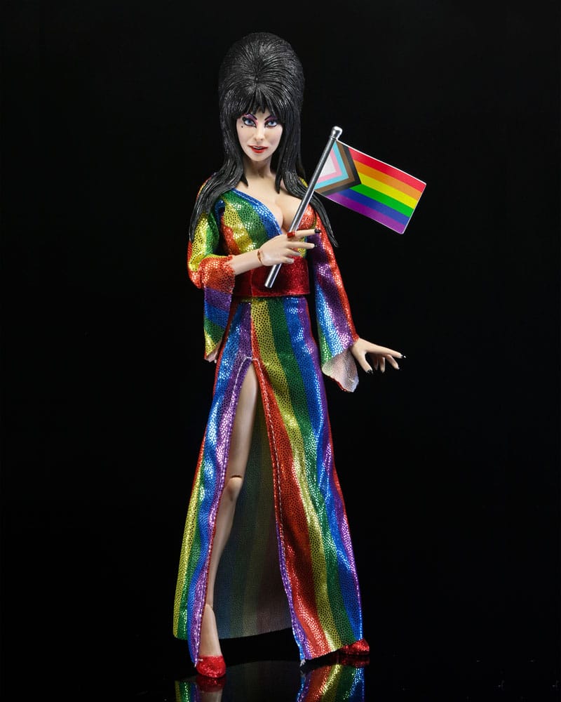 Elvira - Mistress of the Dark (Over the Rainbow) Clothed Actionfigur 20cm NECA 2025